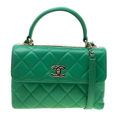 chanel bottle green bag|chanel handbag green.